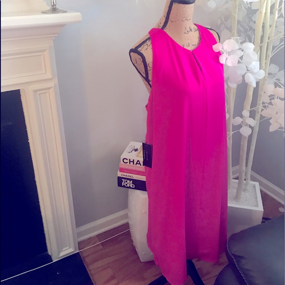 Pink Sleeveless Racerback Dress